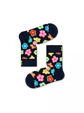 HAPPY SOCKS | Kinder Socken FLOWER navy | 